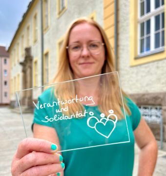 Katja Dietrich fuer Verantwortung und Solidarität in Weisswasser